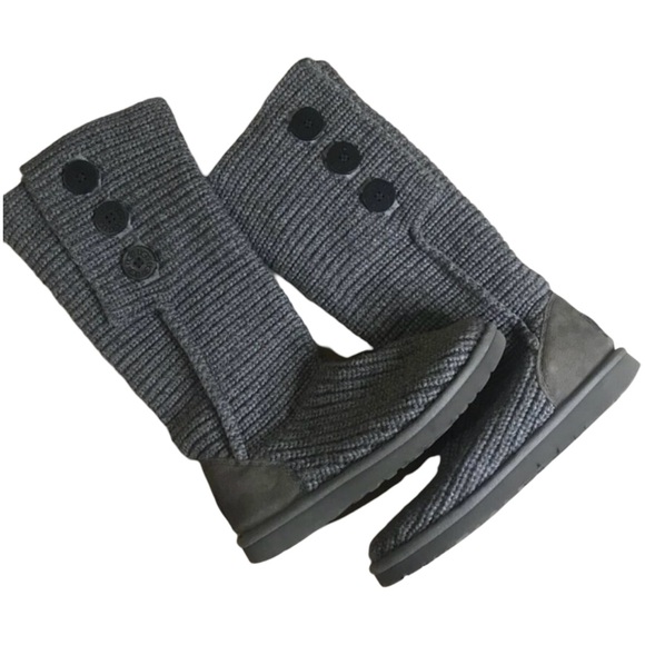 Smokey gray knit Uggs - Picture 13 of 14